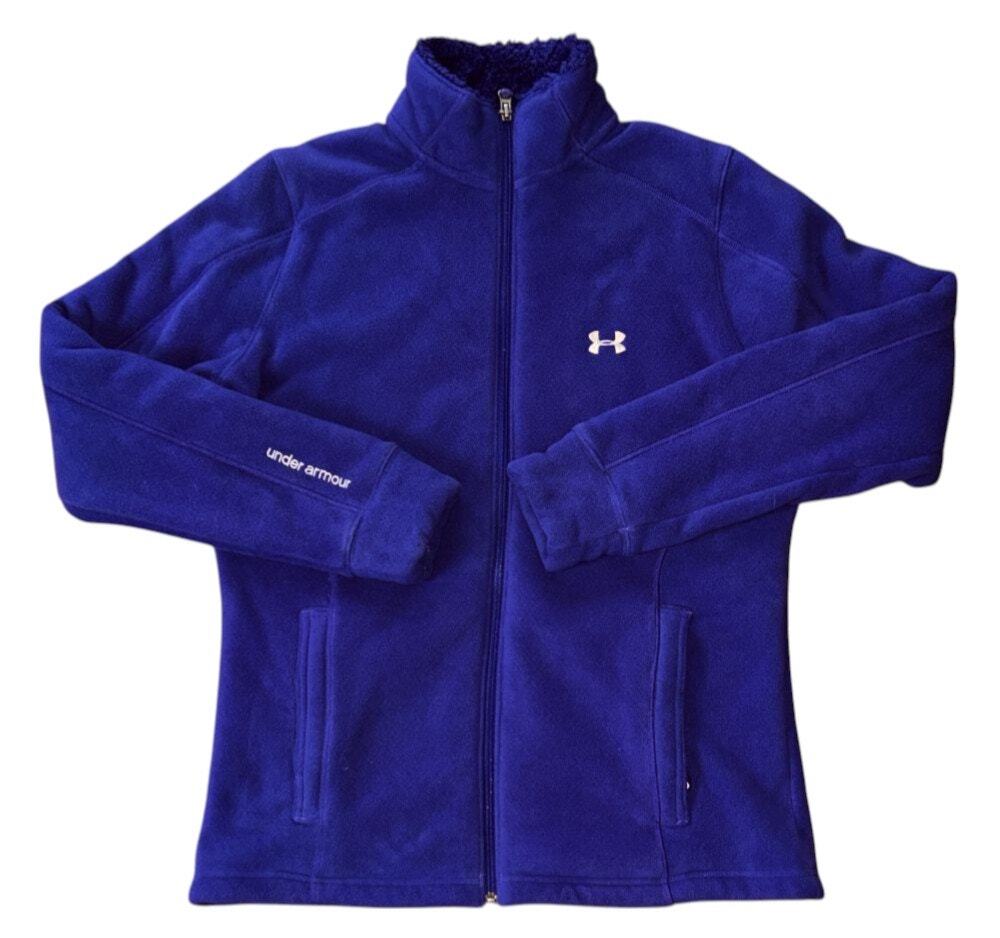 Under Armour Polar Full-Zip Purple Fleece Jacket Small